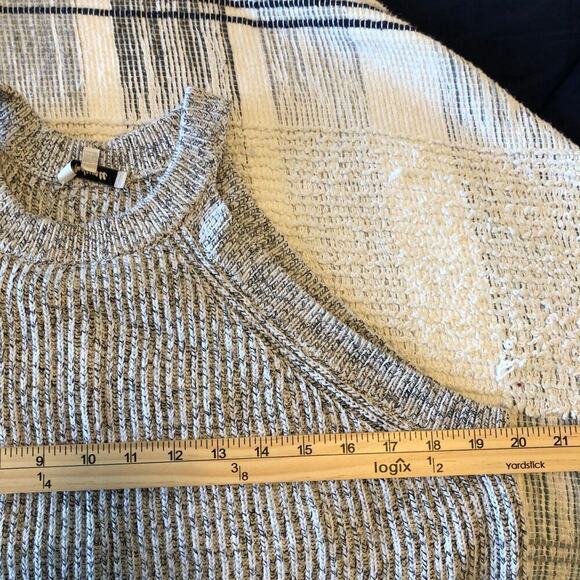Madewell Womens Valley Sweater Dress Sz L Heather Gray Sleeveless Basic Casual - Picture 7 of 8